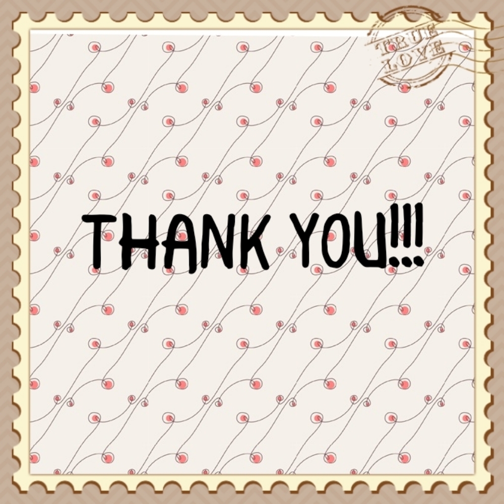 Thank you for being a big part of my closet!